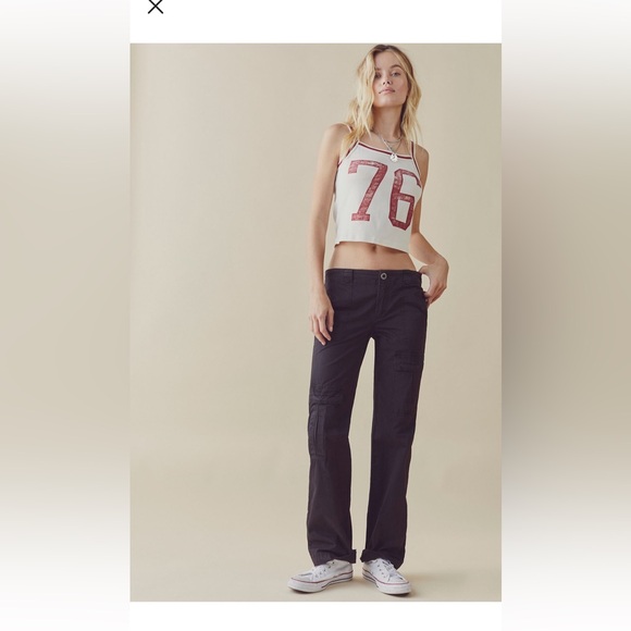 Free People Pants - Free people The Thing Is Low-Rise Utility Pants